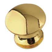 Ручка-кнопка мебельная Trodos "ZY-84" сплав ЦАМ, золото, хедер