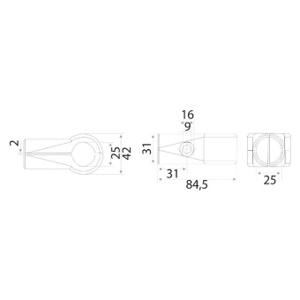 Соединитель 2-х труб GT21 (R-42) Т-образный VACUUM: 